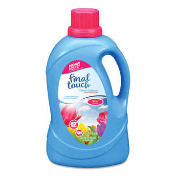 Final Touch® Fabric Softener, Spring Fresh Scent, 67 Loads, 134 Oz Bottle, 4-carton freeshipping - TVN Wholesale